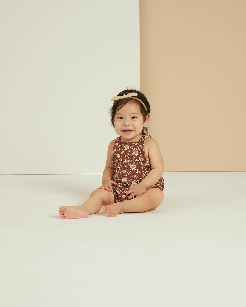 NORA FLOWER EMBROIDERY ROMPERS　Ｓ Marlo Kids | Nora Embroidered Romper (Baby)